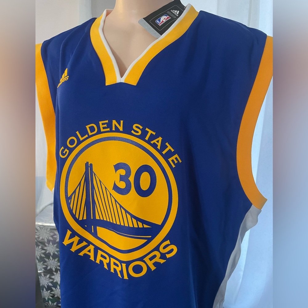 Adidas Golden State Warriors Stephen Curry #30 NBA Classics Swingman jersey XL - Picture 2 of 9